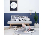 90cm Cotton Panda Deer Round Baby Infant Play Crawling Mat Carpet Rug Room Decor-Bear