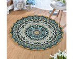 80x80cm Round Mandala Area Rug Floor Carpet Cushion Bedroom Living Room Decor-YH03