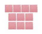 10Pcs/Set Puzzle Carpet Shaggy Easy Installation Square Fluffy Carpet Tiles Plush Area Rug for Parlor-3