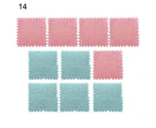 10Pcs/Set Puzzle Carpet Shaggy Easy Installation Square Fluffy Carpet Tiles Plush Area Rug for Parlor-14