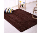 Candy Color Soft Anti-Skid Carpet Flokati Shaggy Rug Living Bedroom Floor Mat-Rose Pink 40cm by 60cm