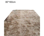 Carpet Soft Water-Absorption Thick Texture Modern Living Room Fluffy Large Crawling Mat Rugs for Home-Khaki 80*160cm
