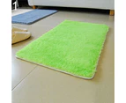 Candy Color Soft Anti-Skid Carpet Flokati Shaggy Rug Living Bedroom Floor Mat-Grass Green