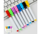 8Pcs Magnetic Erasable Office School Whiteboard Drawing Pen Markers Stationery-Non-magnetic