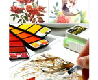 18/25/33/42 Colors Solid Pigment Brush Pen Freely Soluble Watercolor Paints-42 Colors