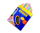 12Pcs High Concentration Colored Filling Colorful Mini Kids Drawing Pencils