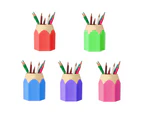Creative Pen Pencils Holder Desk Stationery Storage Office Home Organizer Box-No.3