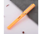 0.38mm Student Calligraphy Practice Smooth Writing Plastic Fine Nib Fountain Pen-Clear Blue