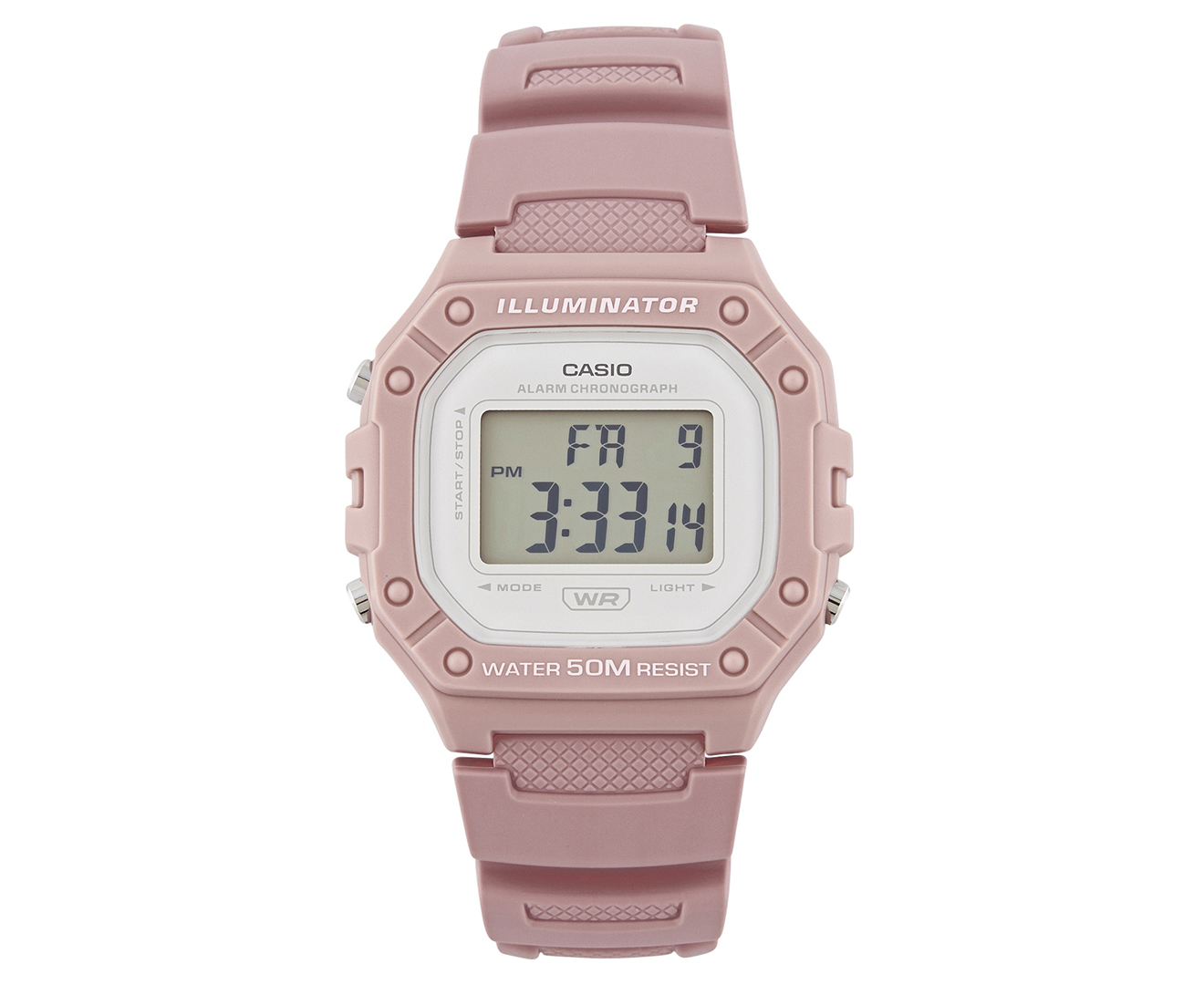 Casio Women's 43mm W218HC-4A Resin Watch - Pink | Catch.com.au