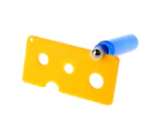 Plastic Roller Balls Caps Essential Oil Bottle Opener Remover Corkscrew Tool-Blue