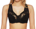 Today's Woman Women's Full Figure Lace Underwire Bra - Black