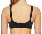 Today's Woman Women's Full Figure Lace Underwire Bra - Black