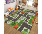 Home Decor cartoon Play Mat Livingroom Rug Non-slip Carpet Decoration Home Bedroom Kitchen Bath Mat Children Furry Rug 80 x 120cm Tapis8152