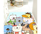 Home Decor cartoon Play Mat Livingroom Rug Non-slip Carpet Decoration Home Bedroom Kitchen Bath Mat Children Furry Rug 80 x 120cm Tapis8027