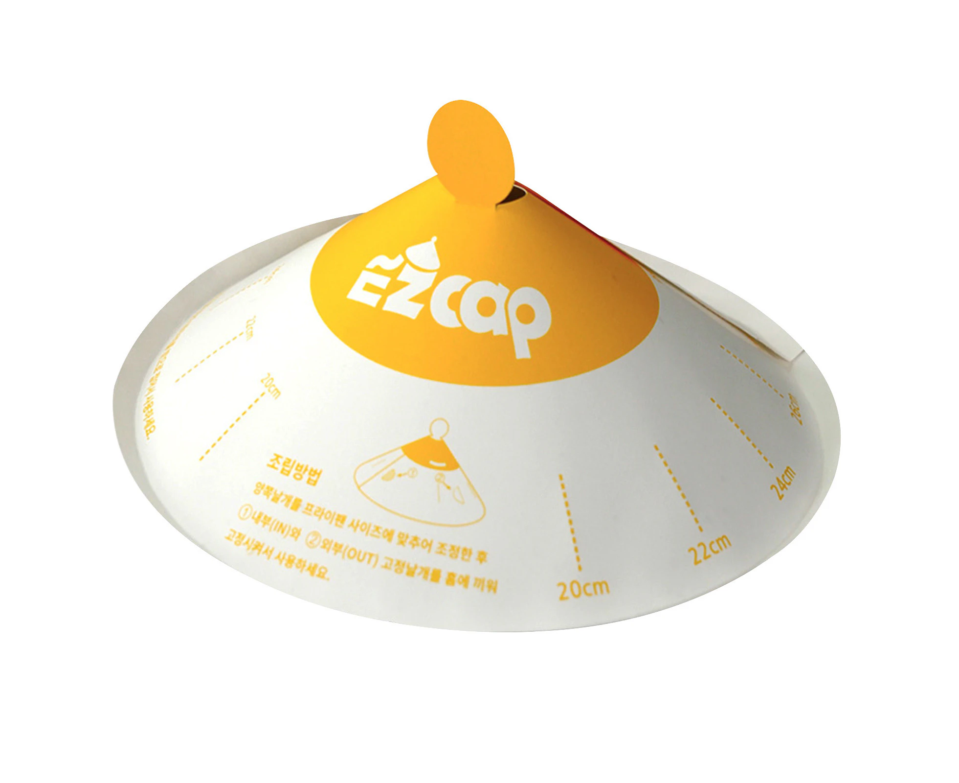 EZ Cap 200X Paper Lid for Frypan Disposable Cooking Pan Cap