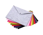 aerkesd Felt Envelope A4 File Pocket Document Bag Holder Organizer School Office Supply-Grey
