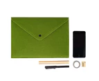 aerkesd Felt Envelope A4 File Pocket Document Bag Holder Organizer School Office Supply-Grey
