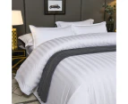 500TC Egyptian Cotton Linen Rich Stripe Bed Sheet Set