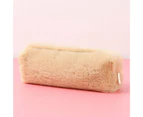 aerkesd Stationery Box Practical Portable Convenient Makeup Pencil Bag Pouch for Table-Khaki