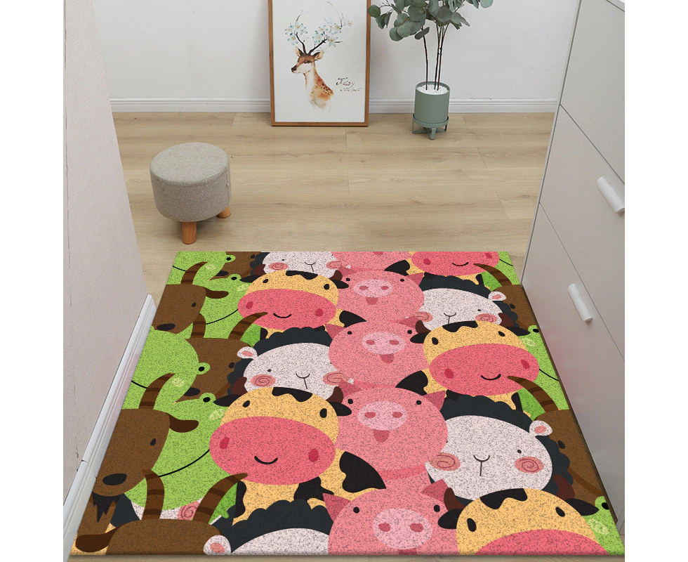 Home Decor cartoon Play Mat Livingroom Rug Non-slip Carpet Decoration Home Bedroom Kitchen Bath Mat Children Furry Rug 60 x 90cm Tapis5997