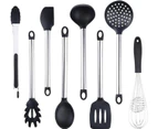 Kitchen Utensil Set 9 Piece Kitchen Utensil Set Made Of Silicone And Stainless Steel