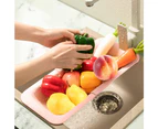 Collapsible Strainers Basket Over the Sink Colander for Kitchen
