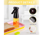 Olive Oil Sprayer for Cooking - 200ml Oil Dispenser Bottle Spray Mister - Portable Refillable Food Grade Oil Vinegar Spritzer Sprayer Bottles for Kitchen,