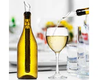 Wine Chiller, 3-in-1 Stainless Steel Wine Bottle Cooler Stick - Rapid Iceless Wine Chilling Rod with Aerator and Pourer