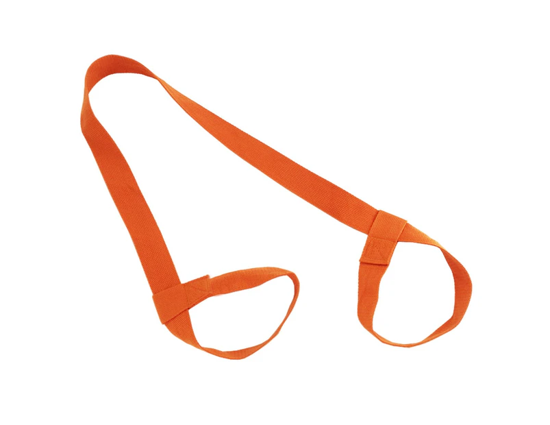 Adjustable Yoga Mat Elastic Belt Holder Strap Shoulder Carrier Fitness Supplies-Orange