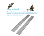 BJWD 10 PCS Plastic Bird Spikes Human Cat Possum Wall Deterrent Mouse Pest Control