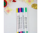 aerkesd 12Pcs Fabric Marker Water Soluble Automatically Fade Disappear Pen Sewing Tool-Green