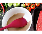 Silicone Spoonula Spatula Spoon, High Heat Resistant to 680°F, Hygienic One Piece Design, Non Stick Rubber Cooking Utensil