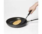Silicone Pancake Spatula - Pancake Spatula (Round Draining Spatula) Oxo Good Grips Soft Silicone Pancake Maker, Black