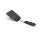 Small Flexible Black Silicone Roasting Pan, Flexible Heat-Resistant Silicone Spatula For Cooking