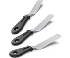 3Pcs Stainless Steel Spatula(6,8 And 10 Inch Blade) Dishwasher Safe