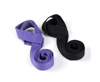 Portable Fitness Yoga Mat Belt Rope Elastic Shoulder Carrier Strap Two-way Sling Light Gray