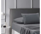 Accessorize Bedroom Collection Accessorize Grey Cotton Flannelette Sheet Set