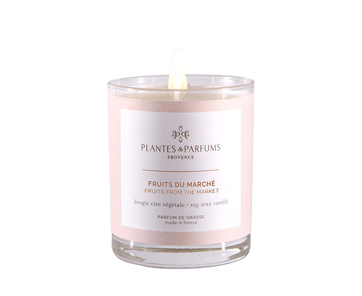 Plantes & Parfums 180g Perfumed Hand Poured Candle - Fruits from the Market