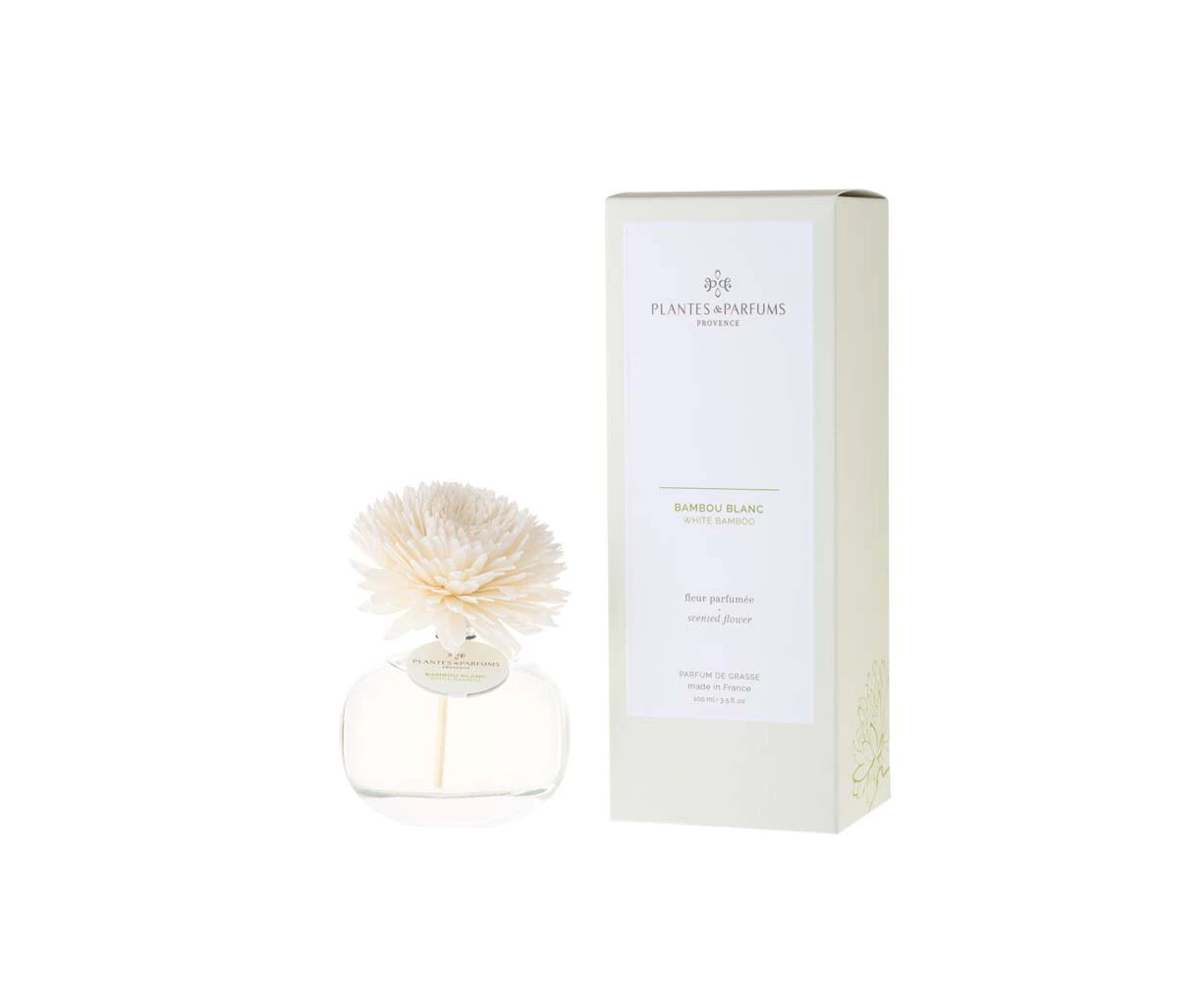 Plantes & Parfums 100ml Scented Flower Diffuser - White Bamboo