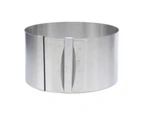 Cake Mold and Acetate Sheets for Baking, (20 to 40cm) Adjustable Stainless Steel Cake Ring, Cake Collar Cake Mousse Mould (6cm)