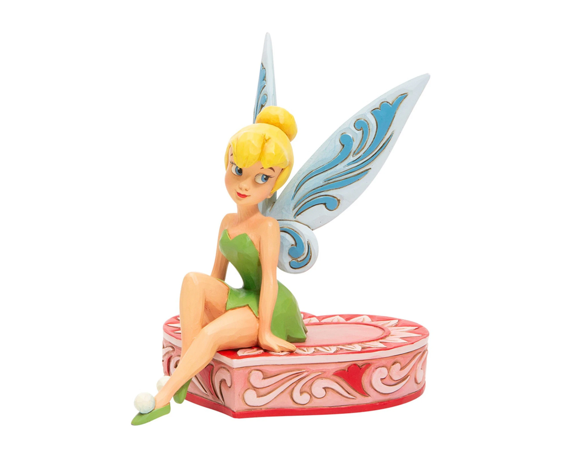 Disney Traditions Figurine 13cm Tink Sitting on Heart, Whitehill 6005966