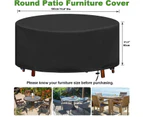 Furniture Cover-Round Table Cover Black 210D-230*110Cmgarden Furniture Cover, Garden Furniture Cover, 210D Oxford Rectangular