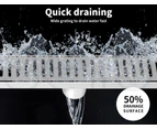 Dutxa 900mm Floor Grate Drain Strip Deodorant Waste Bathroom Shower Room Grates - Silver