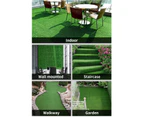 Marlow Artificial Grass Synthetic Turf Fake Plastic Plant 35mm 20SQM Lawn 1x20m - Green