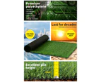 Marlow Artificial Grass Synthetic Turf Fake Plastic Plant 35mm 20SQM Lawn 1x20m - Green