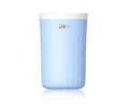 Portable Durable Paw Clean Cup Medical-grade Silicone Deep Clean Paw Washing Cup for Dog-Blue