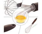 Ergonomic Handle Metal Whisk - Dishwasher-Safe, Corrosion-Resistant, Stainless Steel Whisk, For Baking