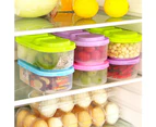 Sunshine Fresh Food Cereal Bean Snacks Sauce Storage Box Kitchen Container Plastic Case-Purple