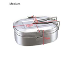 Sunshine Double Layers Bento Lunch Box Student Stainless Steel Food Storage Container- Extra Large