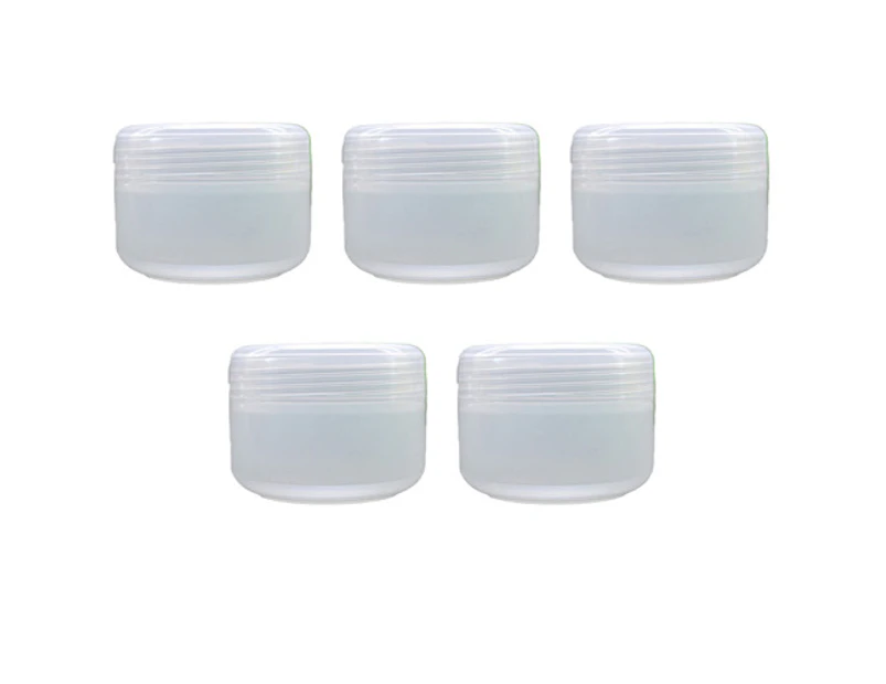 Sunshine 5 Pcs/Set Empty Makeup Jar Pot Travel Face Cream/Lotion/Cosmetic Containers-Transparent 100